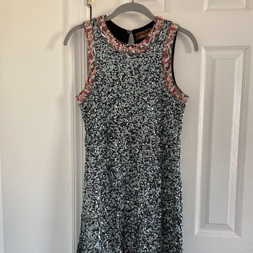 Anthropologie Varun Bahl Astronomy Swing Cocktail Dress